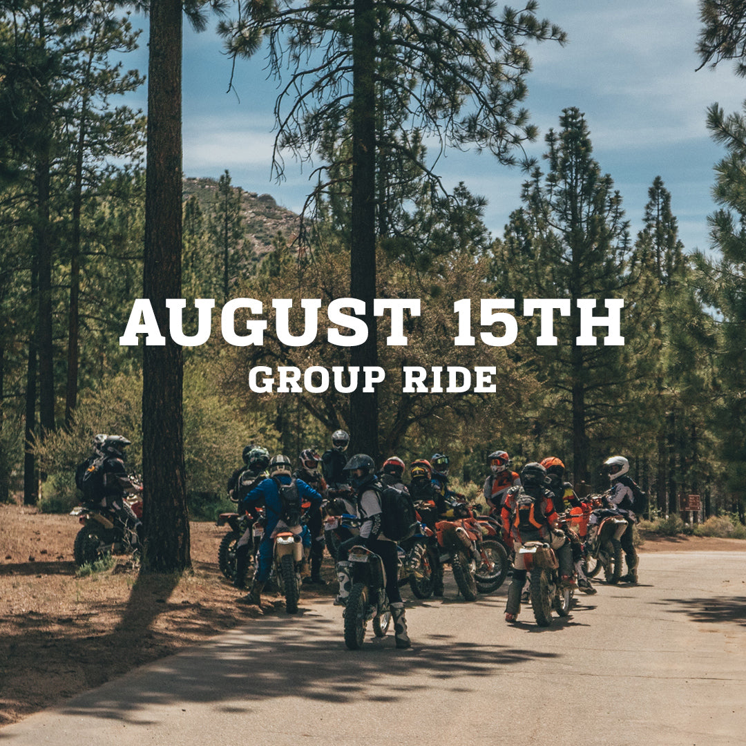 August 15th Big Bear Group Ride