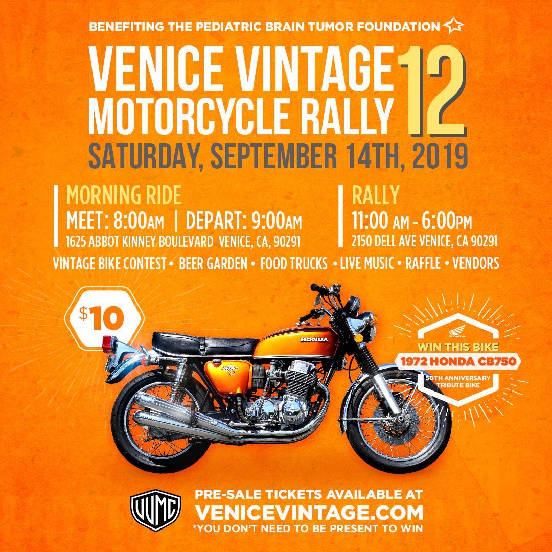 VENICE VINTAGE MOTORCYCLE RALLY 2019