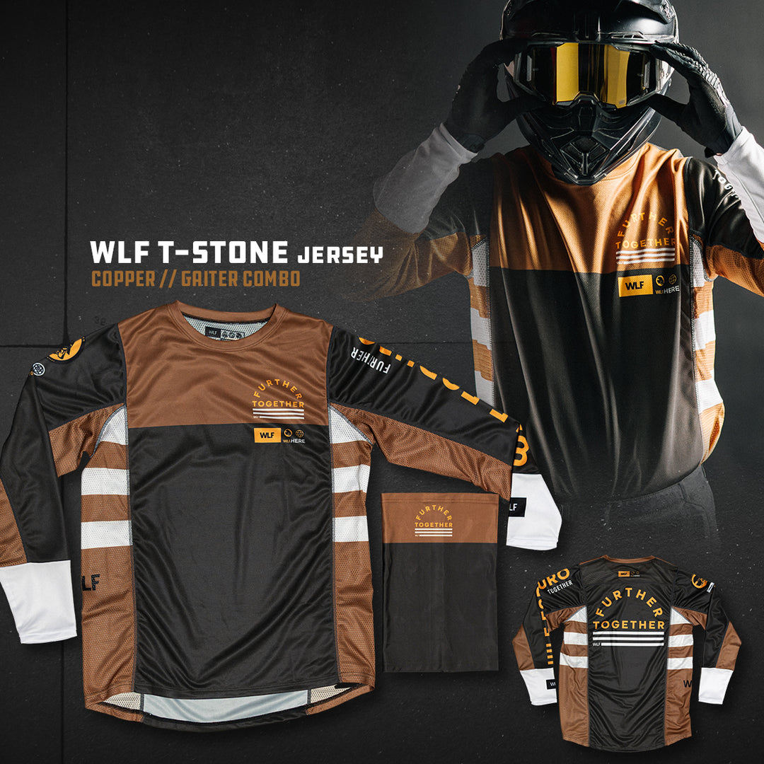 WLF T-Stone Jersey // Gaiter Combo
