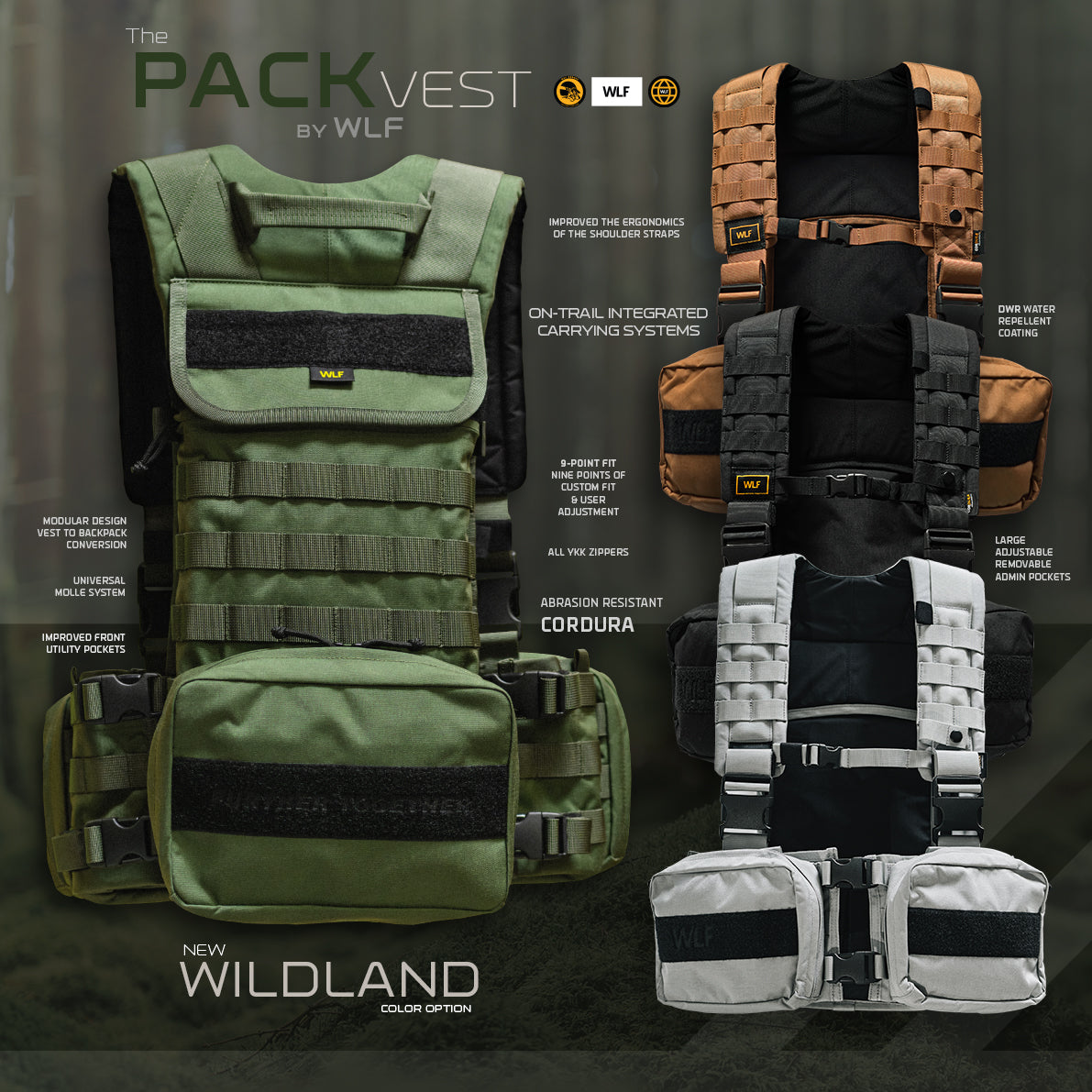 トップス GHGA \"Ki lelu\" FIELD GEAR VEST Ki lelu 