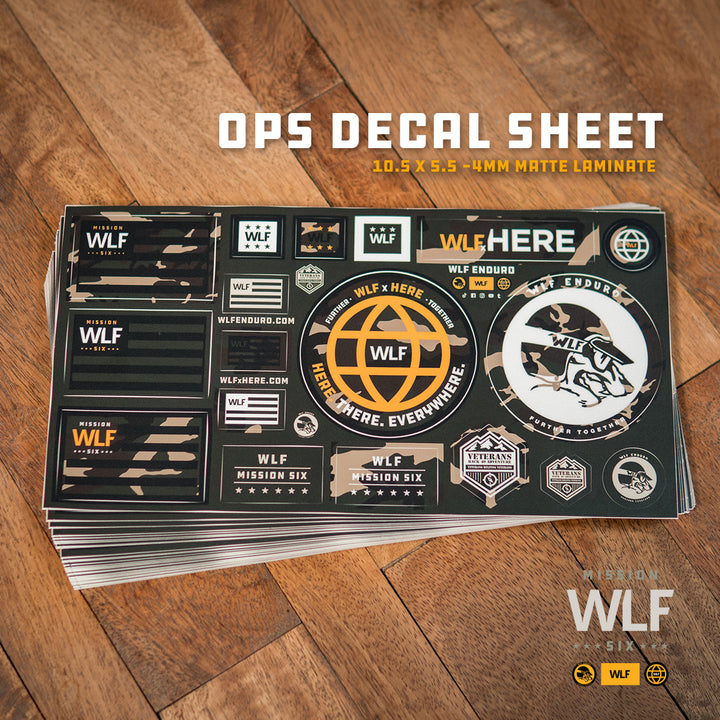 OPS Decal Sticker Sheet