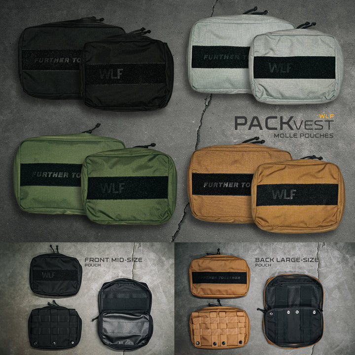 PACK Molle Pouches // Mid & Large Size